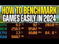 How To Benchmark Games 2024 - MSI Afterburner