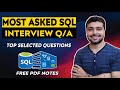 Top SQL interview Questions and Answers | Most Asked SQL Questions for Job interview