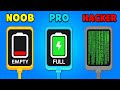 NOOB vs PRO vs HACKER - Recharge Please!