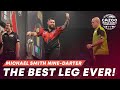 THE BEST LEG OF ALL TIME 🤯 MICHAEL SMITH HITS A NINE-DARTER IN A WORLD CHAMPIONSHIP FINAL