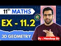 Class - 11, Ex - 11.2 Q1, Q2, Q3, Q4, Q5 Three Dimensional Geometry Maths || CBSE NCERT  @GREENBoard