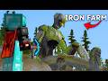 I Built The Most Over The Top IRON FARM In Minecraft Hardcore