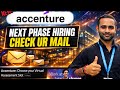 Accenture Big Hiring News | Accenture Phase 3 Exam Mail | Did not Receive ?