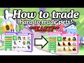 How to get RID of HARD TO TRADE pets! 😱 || Adopt me tips + rant session ||