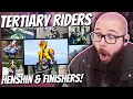 FIRST TIME Watching Every Tertiary Riders Henshin and Finisher