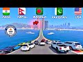 GTA V India Vs Pakistan Vs Nepal Vs Bangladesh Vs USA TOP RAMP CHALLENGE