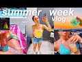summer week in my life vlog 🏄‍♀️ *friends, tanning, + more*