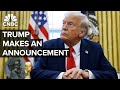 President Trump makes an announcement at the White House — 10/23/2025