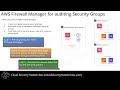AWS Security Labs | AWS Firewall Manager for auditing Security Groups