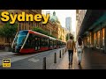 Sydney Australia Walking Tour - Busy Weekday Morning at Town Hall | 4K HDR