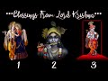 ◦•●◉✿Good news and Blessings From Lord Krishna➻ Best Reading Ever✨ ✿◉●•◦ Pick a Card