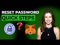 How to reset MetaMask account Password [2026 Full Guide]