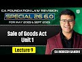 Sale of Goods Act 1930 |  Unit 1 |  One shot Revision CA Foundation Law | Indresh Gandhi
