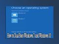 How to Dual Boot Windows 7 and Windows 10