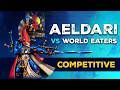AELDARI VS WORLD EATERS | WARHAMMER 40K BATTLE REPORT