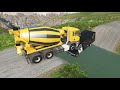 Truck Man TGS | Cars Vs Potholes #49 - BeamNG.Drive - Beamng 4 Crash