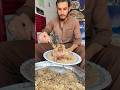 Huge Meat Golden Mountain Chawal | Street Food Pulao Pakistan #streetfood #shorts #pakistanifood
