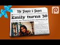 Custom Newspaper Template - Photopea Tutorial