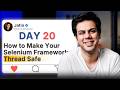 How to Make Your Selenium Framework Thread Safe | SDET Interview Prep - Day 20 #sdet #techwithjatin