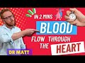 Blood Flow Through The Heart | In 2 mins!