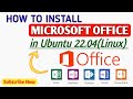 How to install Microsoft Office in Ubuntu 22.04 | How to install Microsoft Word on Ubuntu |