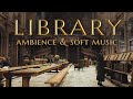 Relaxing in the Library 📚 Ambience \u0026 Soft Music | Hogwarts Legacy