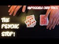 The Psychic Stop! Advanced Card Trick Performance And Tutorial!
