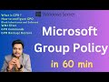 Learn complete Microsoft Group Policy step by step guide with live implementation ! server 2019
