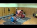 Koklyaev deadlift from high bar position 14 cm. 885,5 LB /  402,5 KG, 4 reps