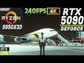 MSFS 2024 - Night Flight - RTX 5090 + 9950X3D | 4K-ULTRA Graphics | Cairo to Dubai | PMDG 777-300ER