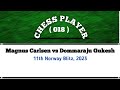 Magnus Carlsen vs Dommaraju Gukesh • 11th Norway Blitz, 2023