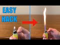How To Turn A Lighter Into A FLAMETHROWER!