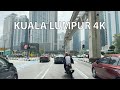Driving Kuala Lumpur 4K - New York City of Malaysia
