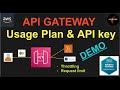 AWS API Gateway with API Key  / Usage Plan (LATEST)
