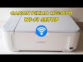 Canon Pixma MG3600 : How to Setup the Wi-Fi (iPhone \u0026 Android) Wireless Connection