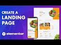 Create a Responsive Restaurant Landing Page with Elementor [PRO]