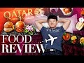 World's BEST BUSINESS CLASS! FOOD REVIEW of Qatar Airways Business Class From New York to Istanbul