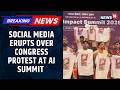 Social Media criticises Congress' move of protesting at Bharat Mandapam during AI Summit'26 | News18