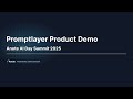 Promptlayer Product Demo - Anote AI Day Summit 2025
