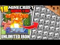 UNLIMITED IRON in Minecraft Hardcore! (#18)