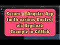 KEYCLOAK 10: How to enable Keycloak SSO login in an Angular Application (with working example)?