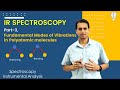 IR Spectroscopy (Part 3): Fundamental Modes of Vibrations in Polyatomic Molecules | Calculations