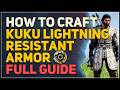 How to craft Kuku Lightning-Resistant Armor FULL GUIDE Crimson Desert