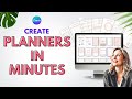 Create 3 Digital Planners in Canva Fast (My Time-Saving Method)