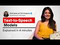 Text to Speech AI Models | Explained in 4 minutes
