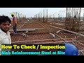 How to Check Slab Steel Reinforcement Details - Crank Bar in Slab Reinforcement Details