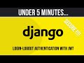 jwt Authentication in django rest framework