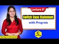 C_31 Switch Statement In C | C Programming Tutorials