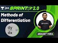 JEE: Methods of Differentiation | JEE Live Sprint 2.0 | Unacademy JEE | JEE Maths | Nishant Vora