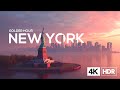 New York Sunset in 4K Ultra HD HDR | Golden Hour Cityscape